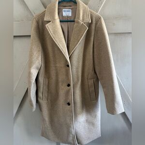 Old Navy Women's Tan Trench Car Coat
